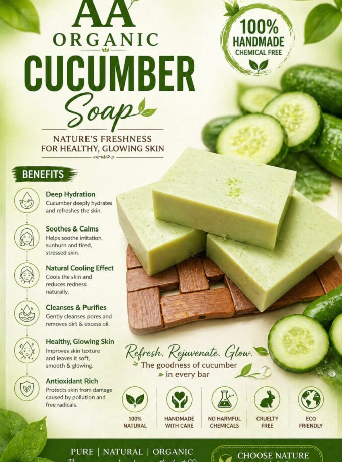 Organic Cucumber Soap